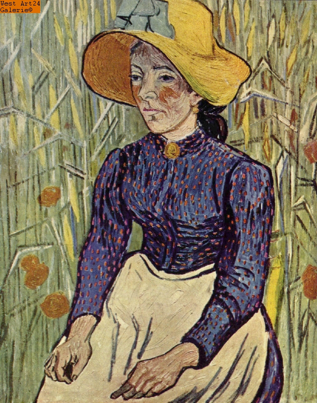 Bildnis einer jungen Bäuerin nach van Gogh Gemäldeimitation
